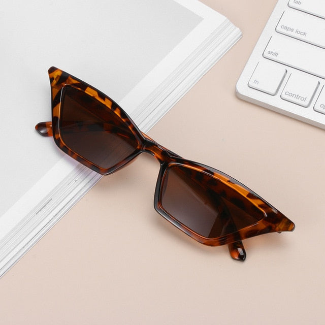 Top quality Women Small Frame Vintage Cat Eye Sunglasses UV400 Sun Shades Glasses Street Eyewear Trending Sunglasses Wholesale